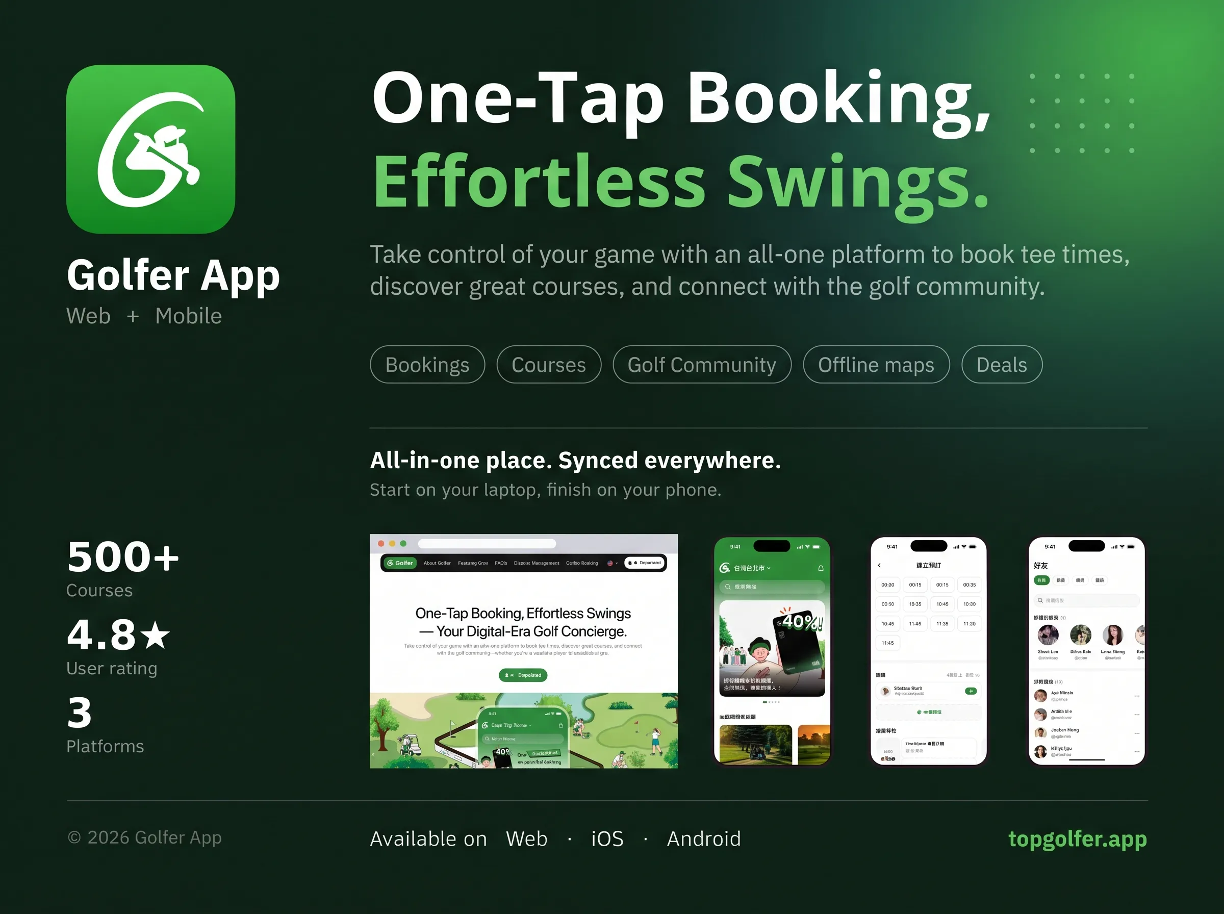 Golfer Mobile pratinjau